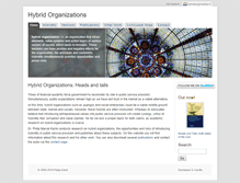 Tablet Screenshot of hybridorganizations.com